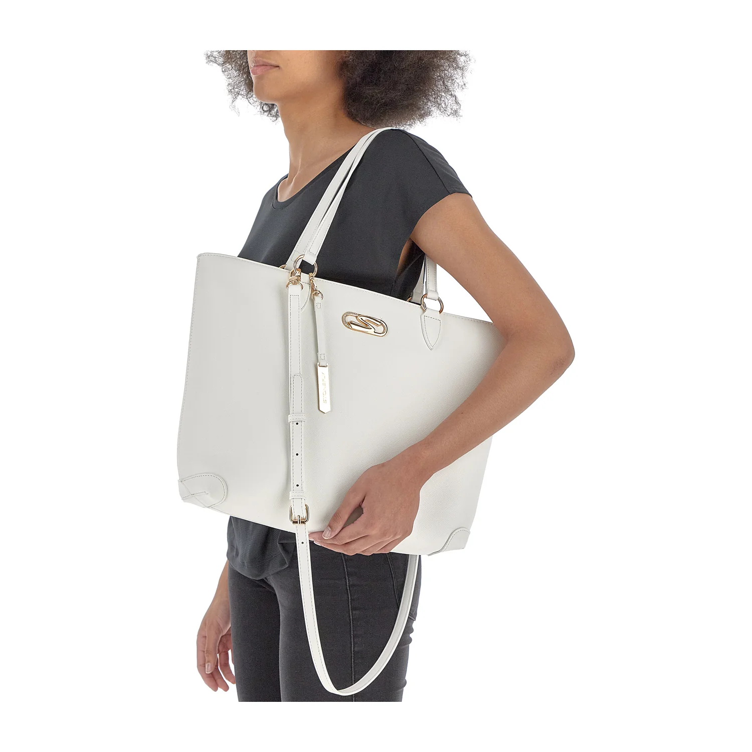 BORSA SHOPPER DAILY DRESS BIANCO - Image 4
