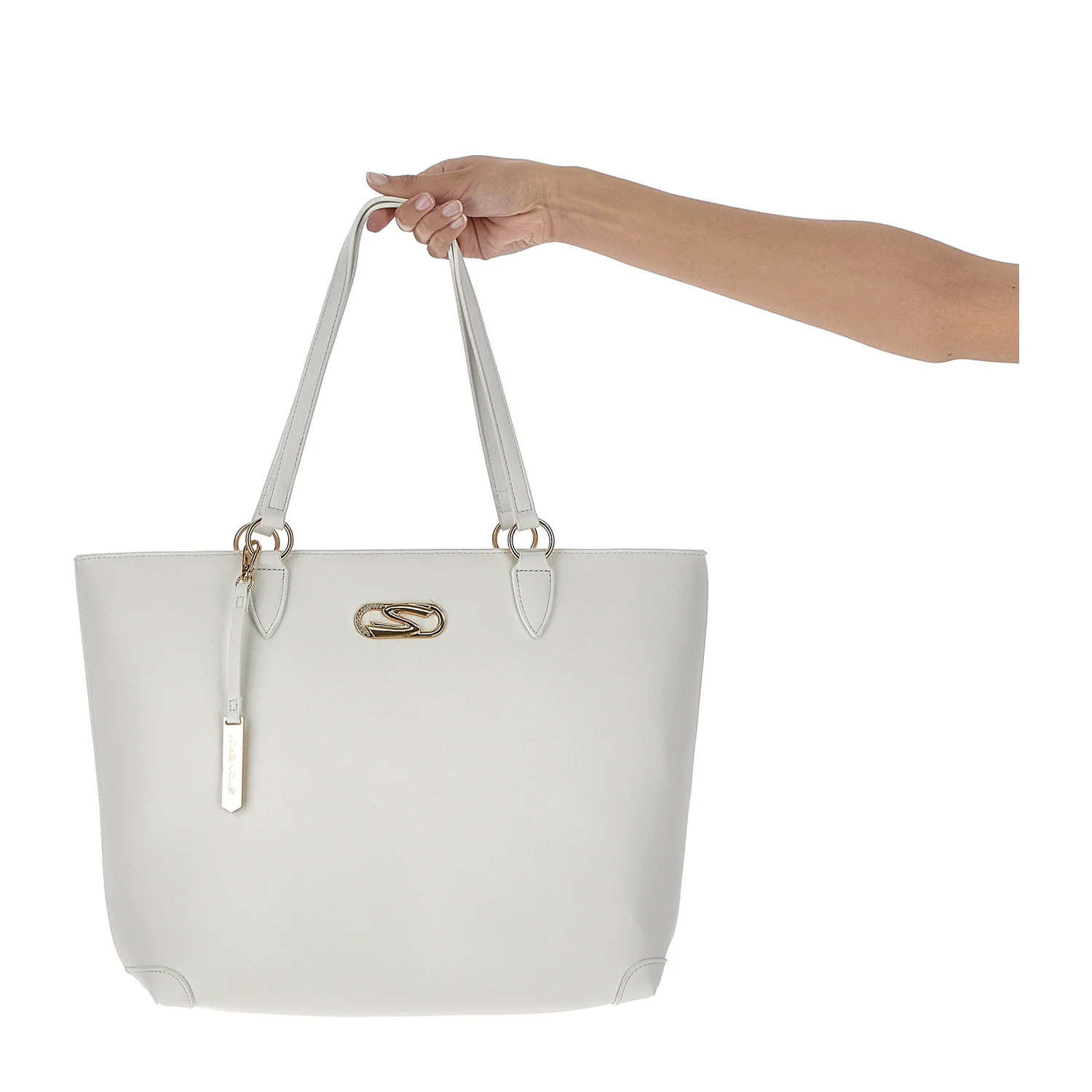 BORSA SHOPPER DAILY DRESS BIANCO - Image 5