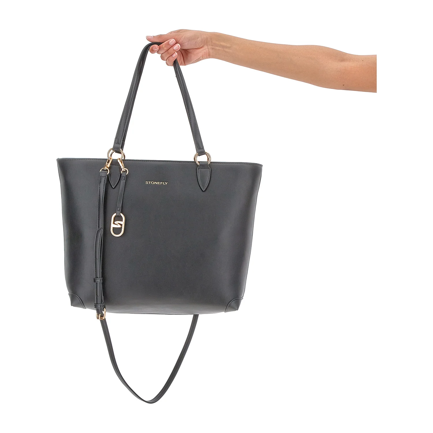 BORSA SHOPPER DAILY CASUAL NERO - Image 5