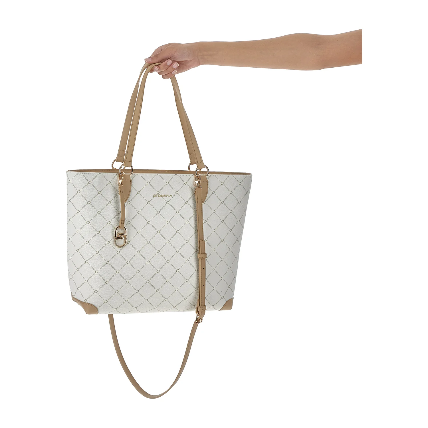 BORSA SHOPPER DAILY CASUAL BIANCO - Image 5