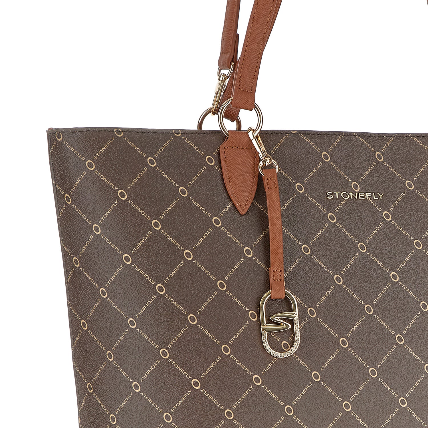 BORSA SHOPPER DAILY CASUAL MARRONE - Image 3