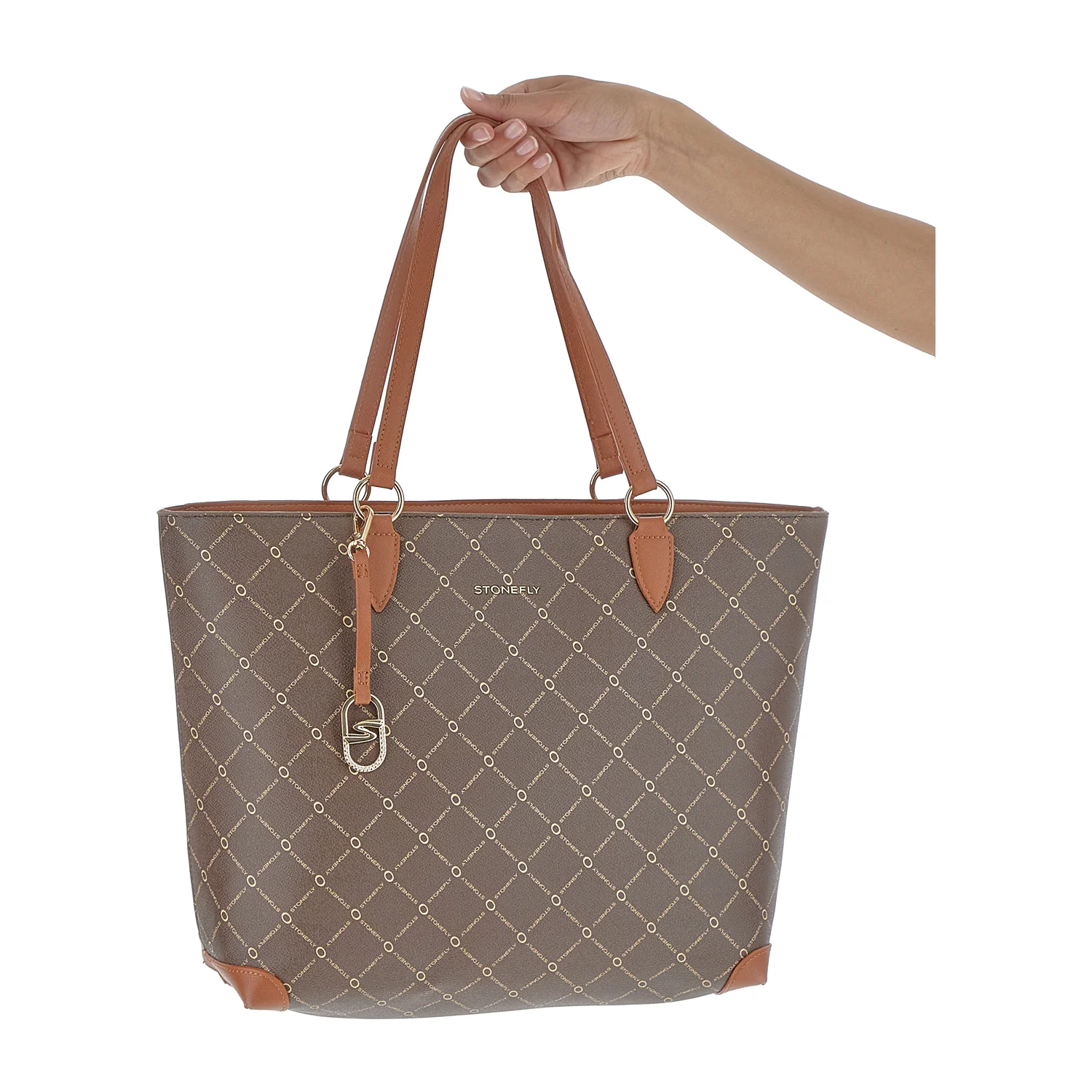BORSA SHOPPER DAILY CASUAL MARRONE - Image 5
